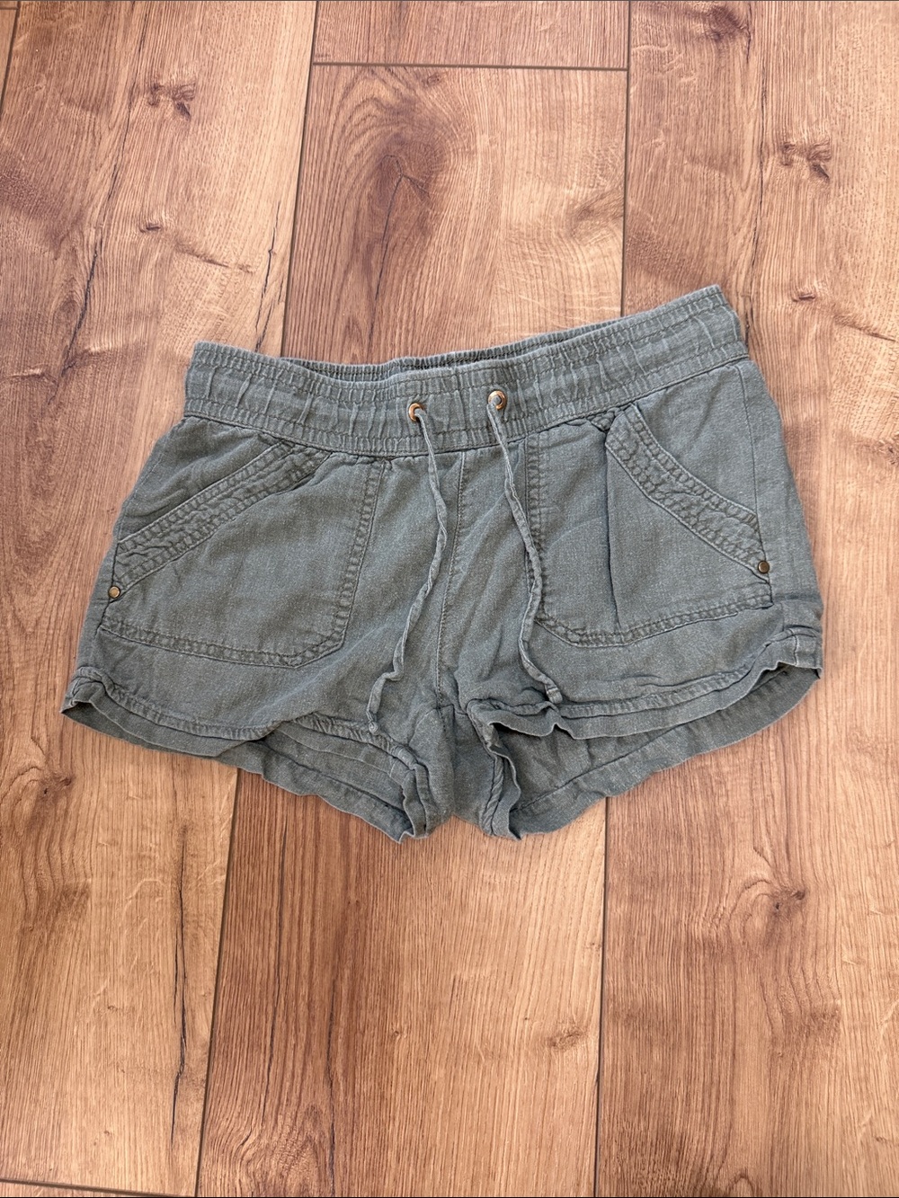 Dynamite Casual Drawstring Lounge Shorts - Slate